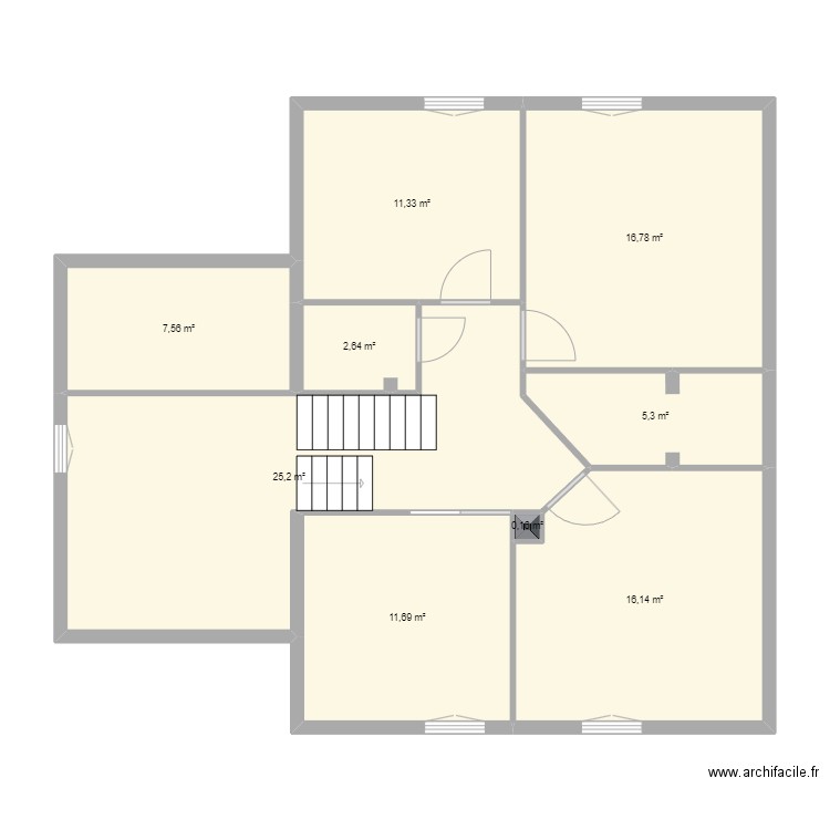 VOGT INITIAL. Plan de 9 pièces et 97 m2