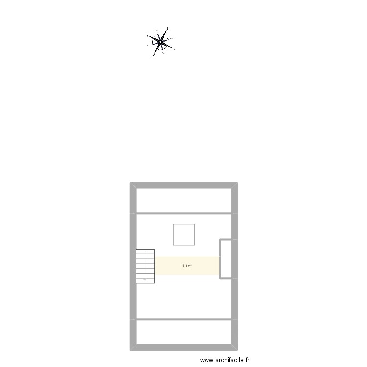 CA GOUPIL. Plan de 5 pièces et 39 m2