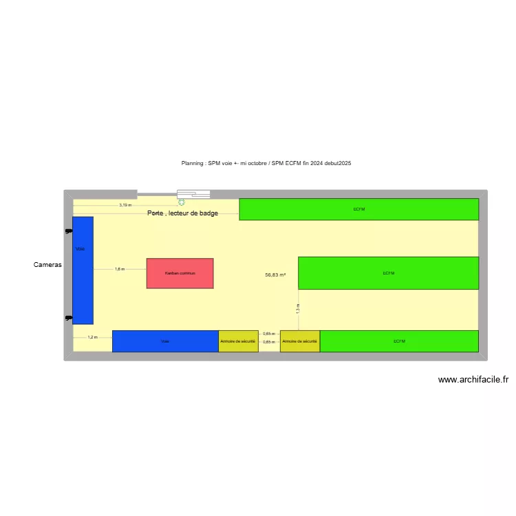 Spm interieur Ottignies. Plan de 