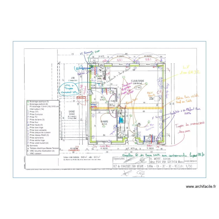 MOREL RDC. Plan de 
