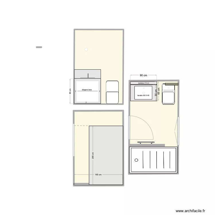 SDB 1 12 12 24. Plan de 