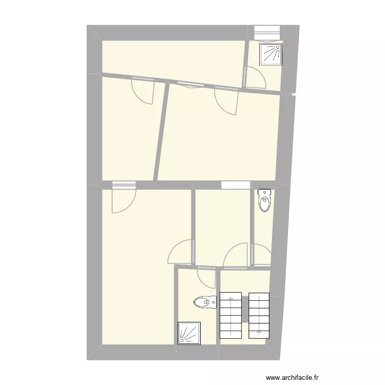 BAILLY 2BIS R+1. Plan de 8 et 46 m² BAILLY 2BIS R+1. Plan de 8 et 46 m²