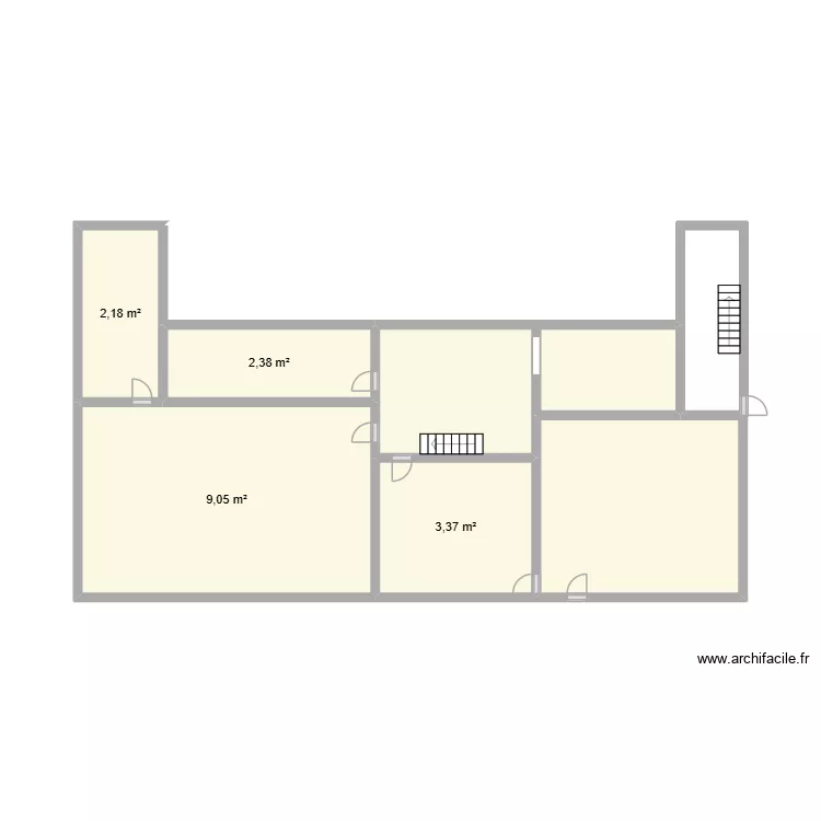 RMG. Plan de 7  et 28 m²