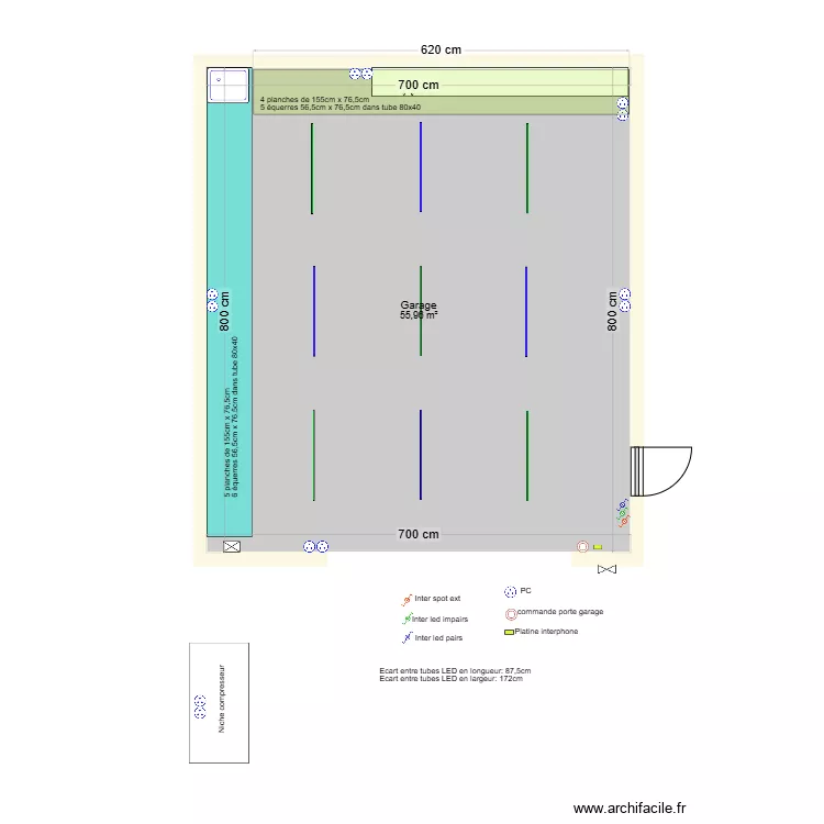 Implantation elec 01 Septembre 2024. Plan de 