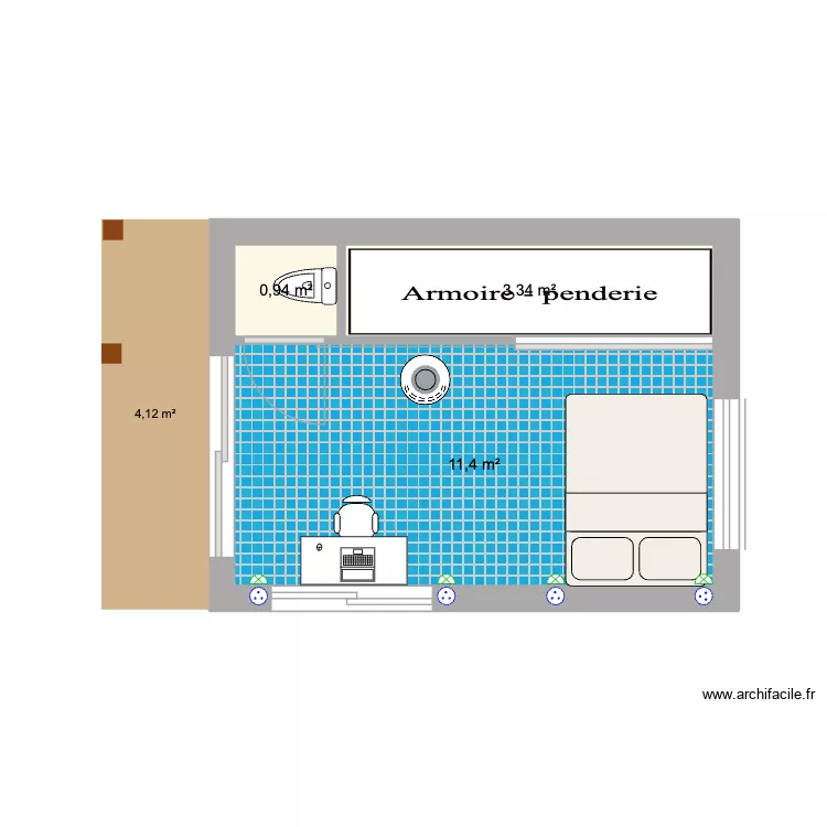 CABANE. Plan de 3 et 16 m² CABANE. Plan de 3 et 16 m²