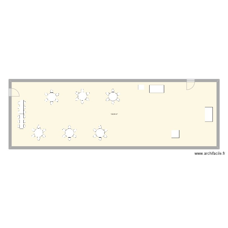 MARIAGE. Plan de 1 pièce et 133 m2