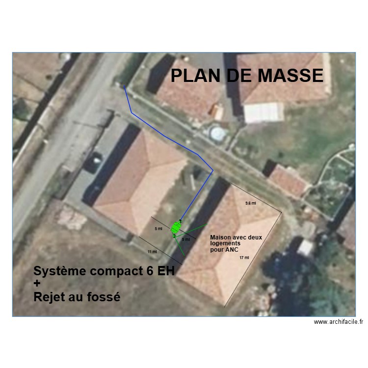 Marty Saint Elix. Plan de 0 pièce et 0 m2