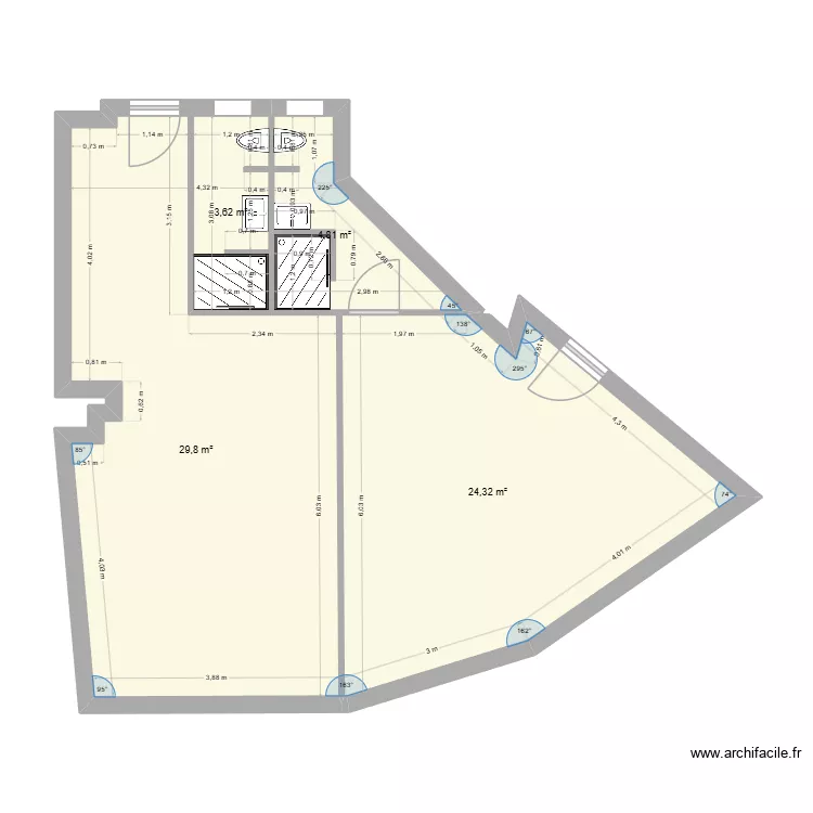 FORNALI. Plan de 4 et 62 m² FORNALI. Plan de 4 et 62 m²