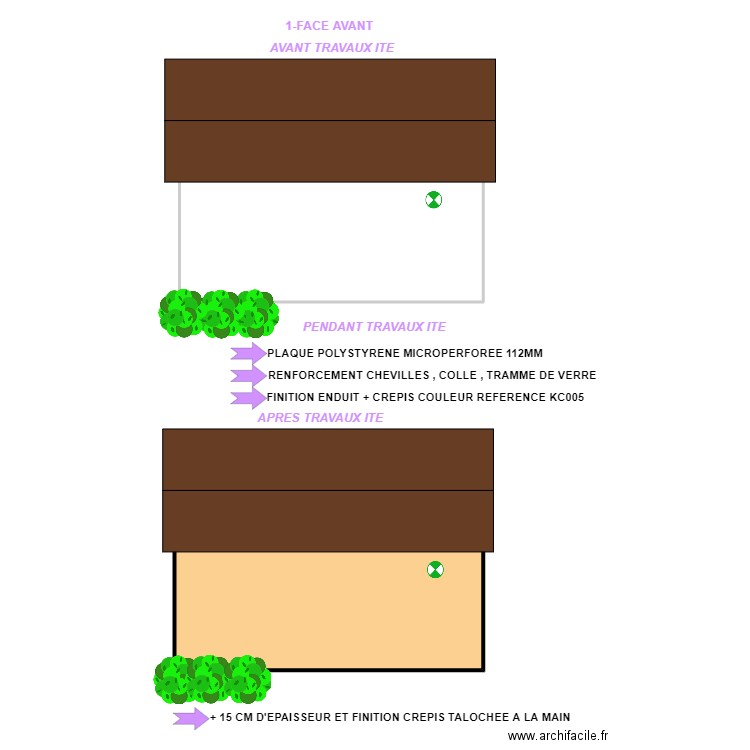 DERNIER. Plan de 2 pièces et 177 m2