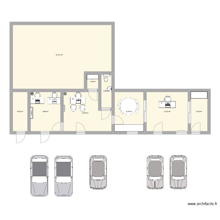 Plan. Plan de 0 pièce et 0 m2