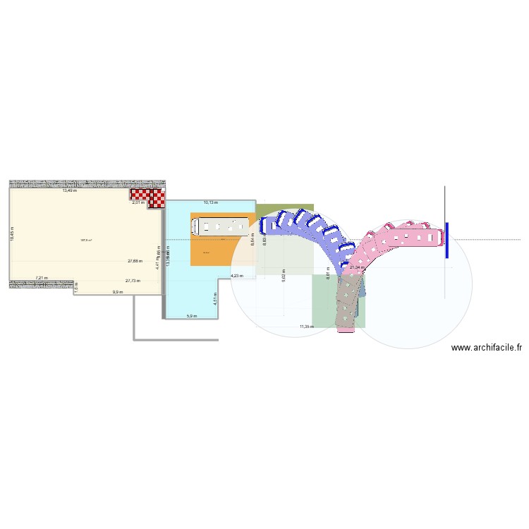 ingresso casa 4. Plan de 4 pièces et 316 m2
