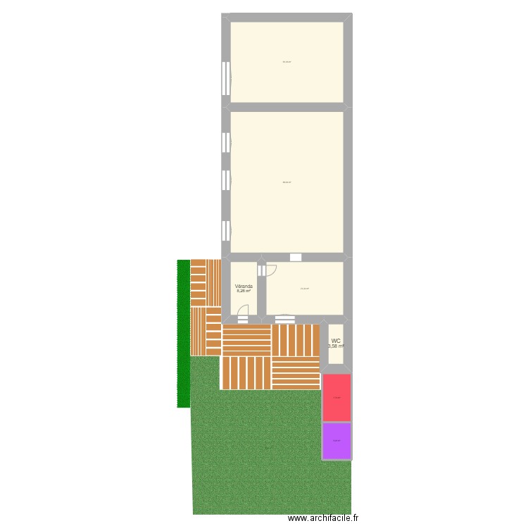 vermesse10. Plan de 7 pièces et 189 m2