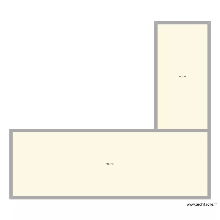idee 1. Plan de 2  et 150 m²