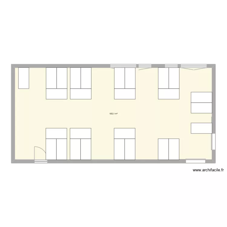 Plan Class E Plan – classe – Par Othman et Zineddin ️ | ArchiFacile