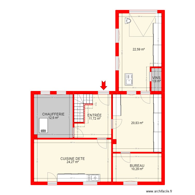 BI16224 - . Plan de 35 pièces et 348 m2