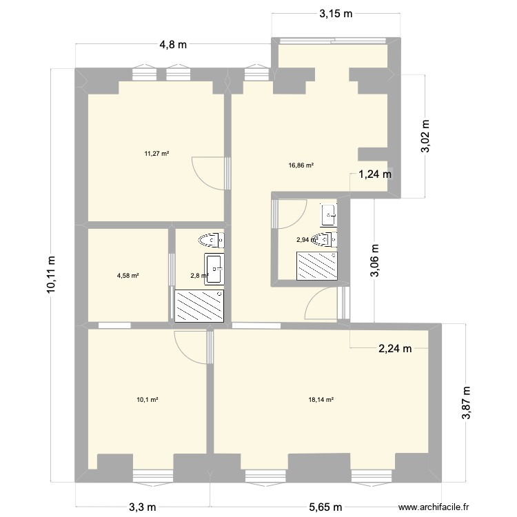T2 RUA CAPIT&Atilde;O RENATO BATISTA. Plan de 0 pièce et 0 m2