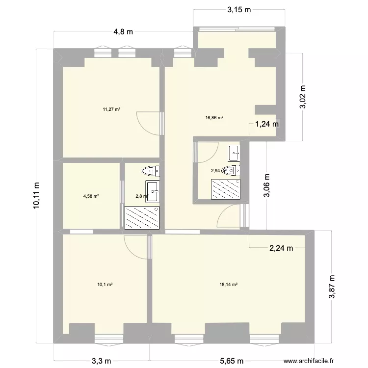T2 RUA CAPITÃO RENATO BATISTA. Plan de T2 RUA CAPITÃO RENATO BATISTA. Plan de