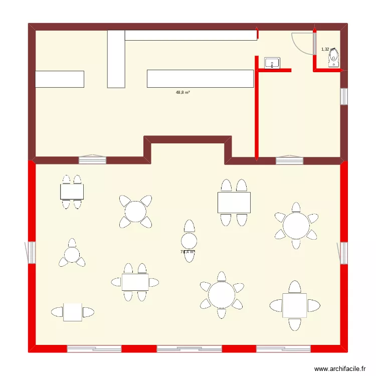 cottage. Plan de cottage. Plan de