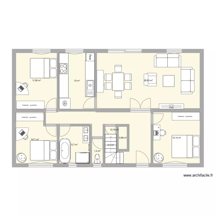 plan étage rénovation 46. Plan de 10 et 95 m² plan étage rénovation 46. Plan de 10 et 95 m²
