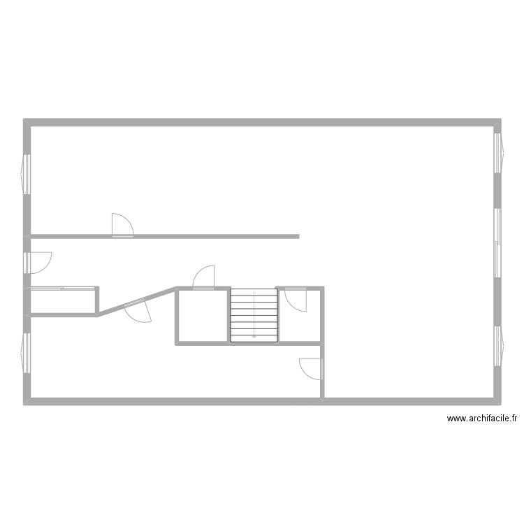 wnn rdc. Plan de 5 pièces et 172 m2