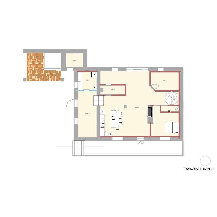 Bordeleix v13. Plan de 0 pièce et 0 m2 Bordeleix v13. Plan de 0 pièce et 0 m2