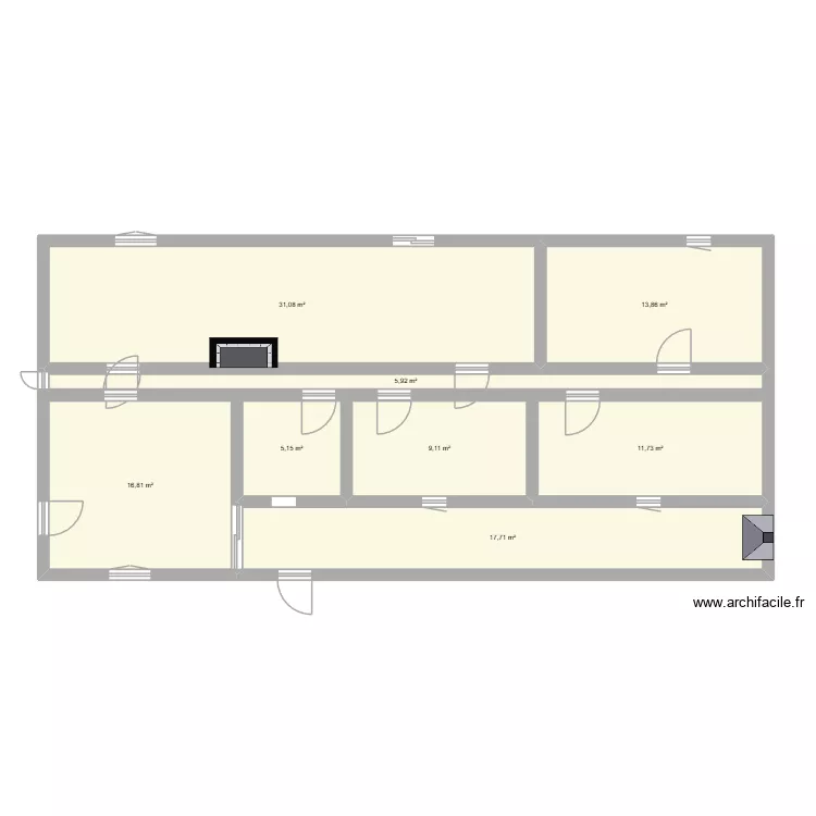 VO 2026. Plan de 8 pièces et 111 m²