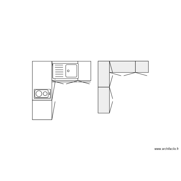 cuisine. Plan de 0 pièce et 0 m2