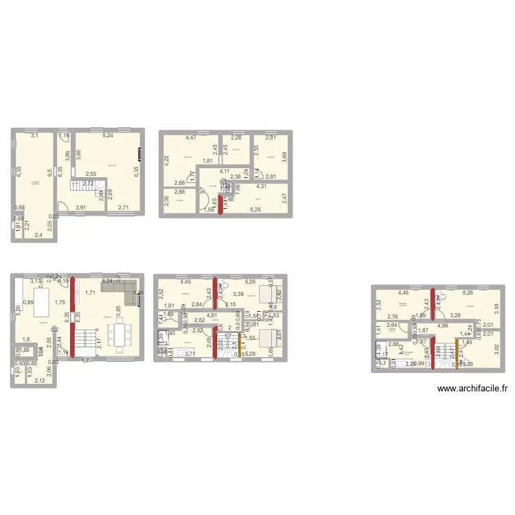 suggestion 1. Plan de 27 Pièces et 309 m² suggestion 1. Plan de 27 Pièces et 309 m²