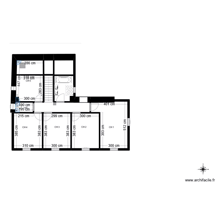 BERGERIE ETAGE"''. Plan de 