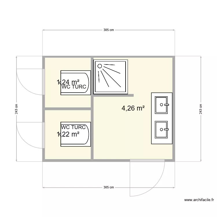 RICHARD CONSTRUCTION CHANTIER VHK. Plan de 
