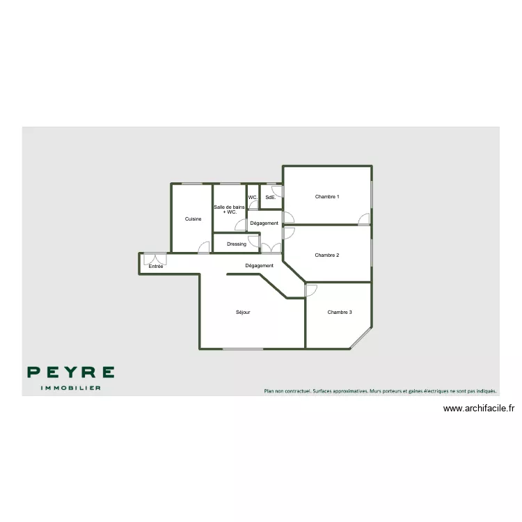 Chardon Lagache. Plan de 