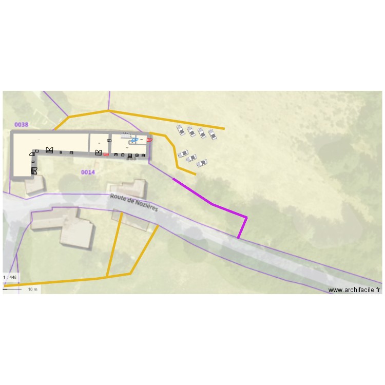CROZES v2. Plan de 20 pièces et 1035 m2
