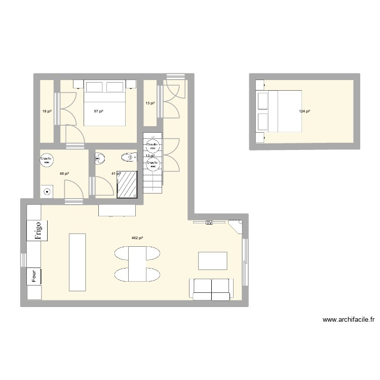 3chalet. Plan de 0 pièce et 0 m2