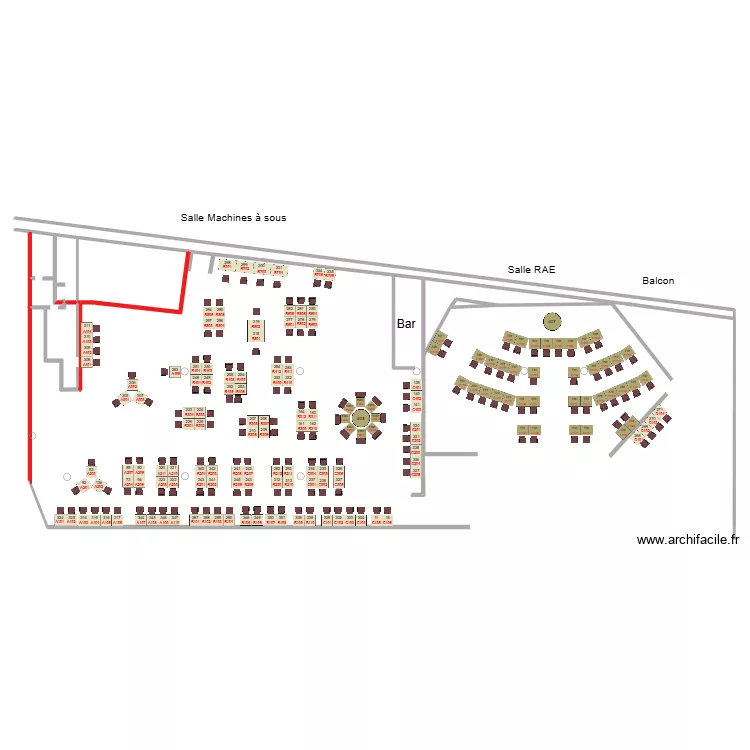 Plan au 30.06 Termin&eacute;. Plan de 2  et 35 m²
