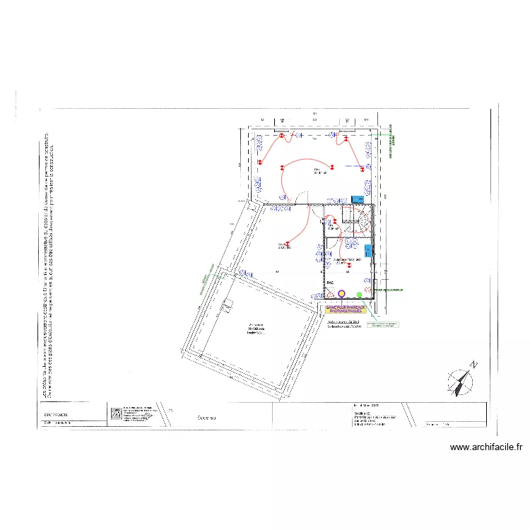 Plan &eacute;lectrique J&Ouml;ST - sous sol 24/04/2025. Plan de 