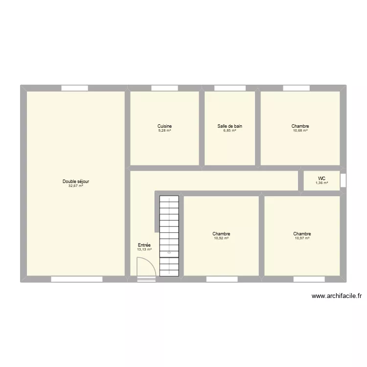 265 DESAINT CONSTANT RDC COUPELLE VIEILLE. Plan de 8 et 96 m² 265 DESAINT CONSTANT RDC COUPELLE VIEILLE. Plan de 8 et 96 m²