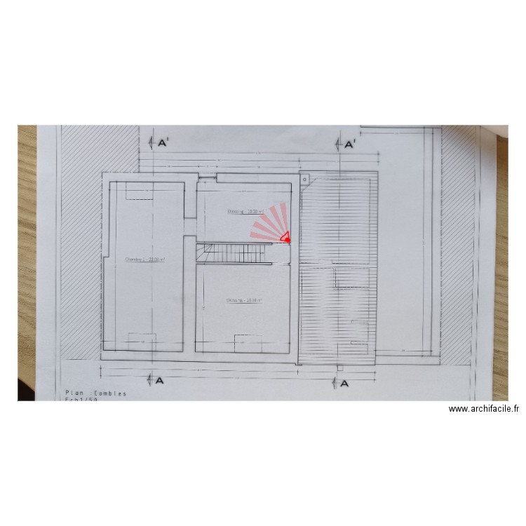 PLAN GRIRA ETAGE. Plan de 0 pièce et 0 m2