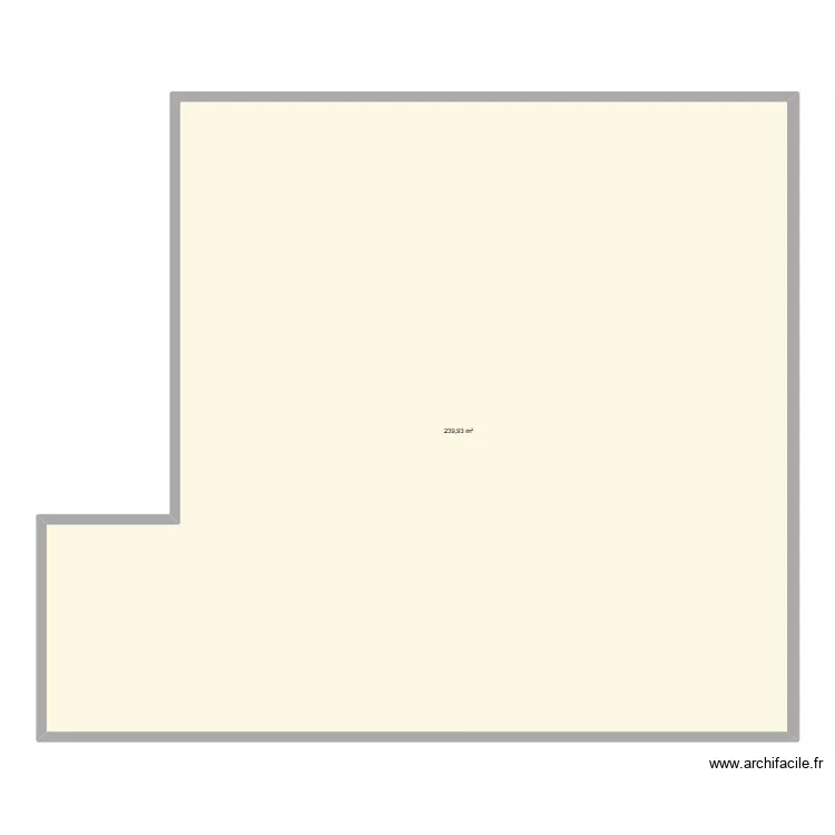 zhr. Plan de 1  et 240 m²