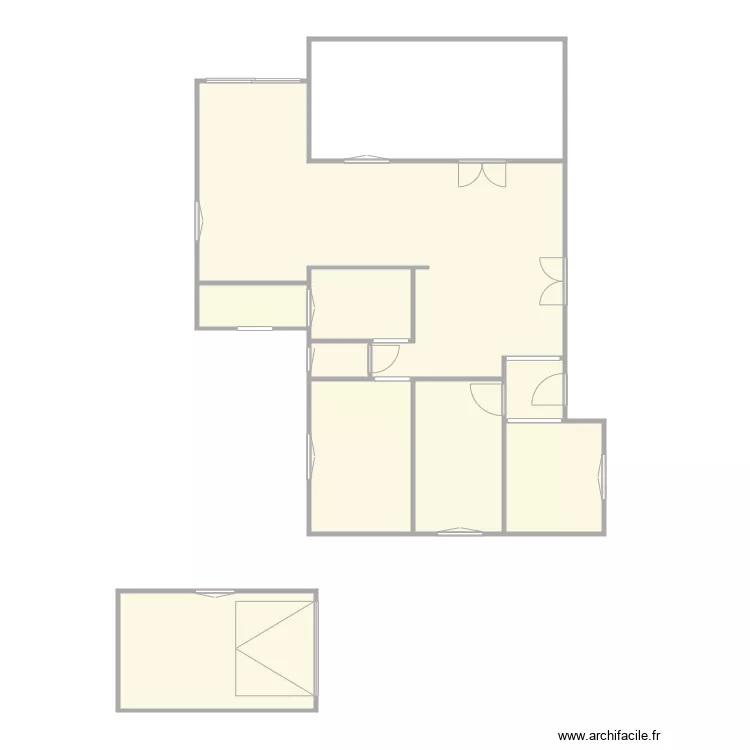 gohe vierge. Plan de 10 et 111 m² gohe vierge. Plan de 10 et 111 m²