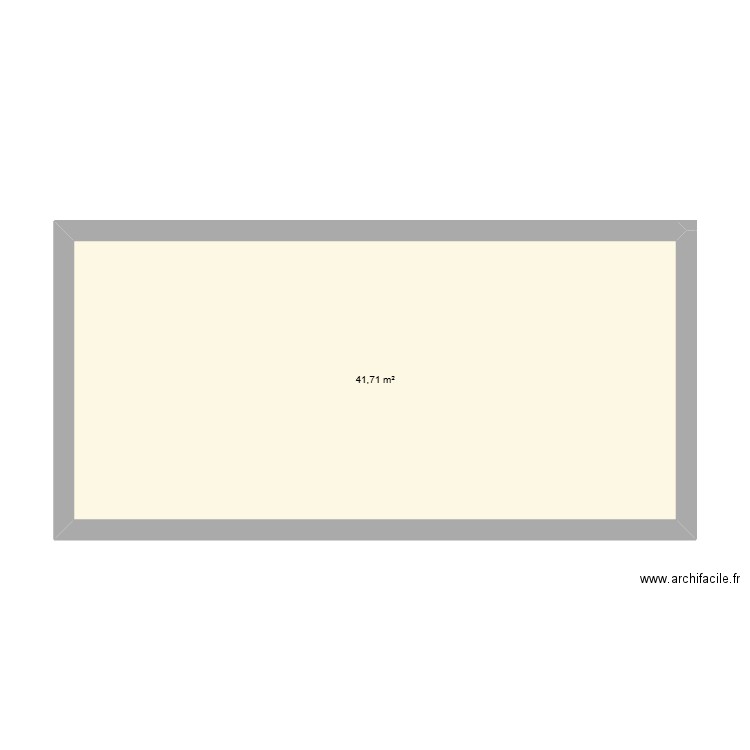 MB2025. Plan de 1 pièce et 42 m2