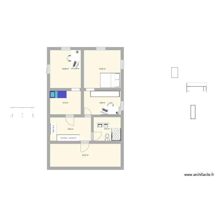 maison. Plan de maison. Plan de
