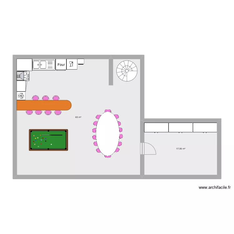 SOUS SOLE CHEF D\'OEUVRE. Plan de 2  et 83 m²