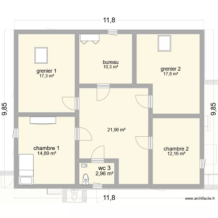 plans définitif reduit. Plan de 15 Pièces et 246 m² plans définitif reduit. Plan de 15 Pièces et 246 m²