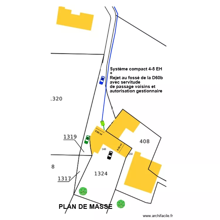 Plat-Mallet. Plan de 