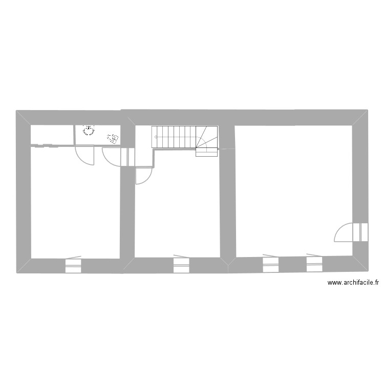 étage  vandeleigne ch3. Plan de 0 pièce et 0 m2