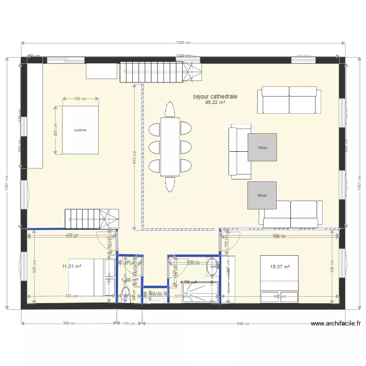 giettaz etage 1 10. Plan de 14 et 380 m² giettaz etage 1 10. Plan de 14 et 380 m²