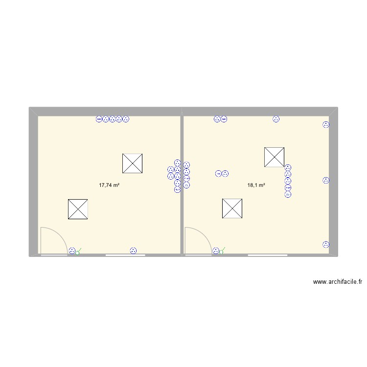 Bureau Sauralec. Plan de 0 pièce et 0 m2