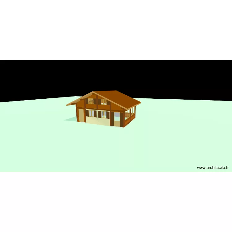 vue 3D reel.. Plan de 