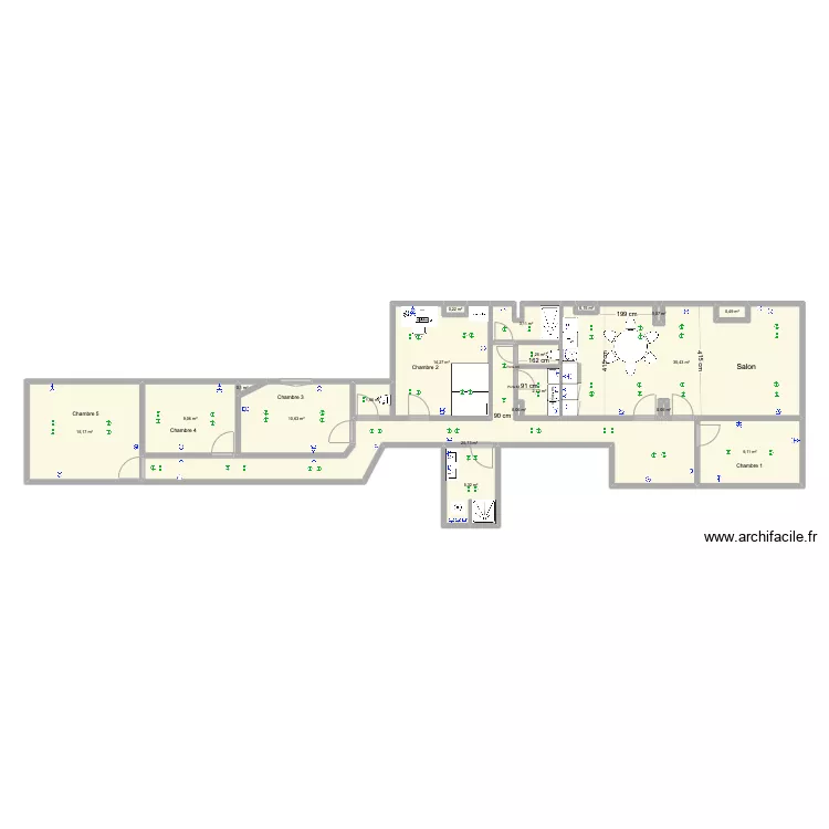 Brasserie 70 1er (8) electricit&eacute;. Plan de 