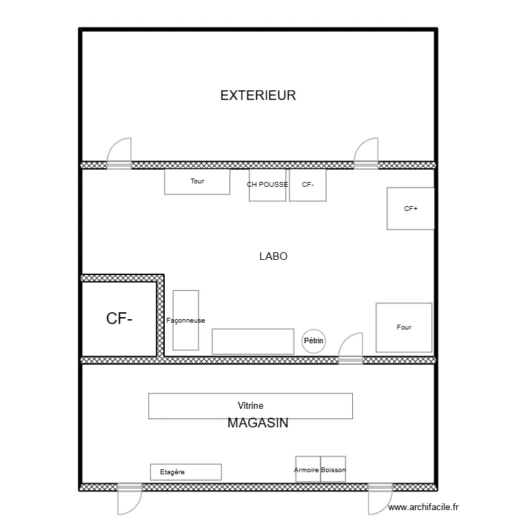 MAISON COLOMB. Plan de 4 pièces et 176 m² MAISON COLOMB. Plan de 4 pièces et 176 m²
